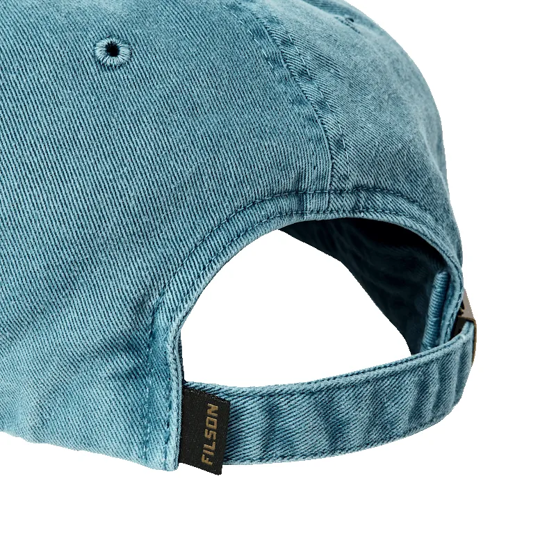 WASHED LOW-PROFILE LOGGER CAP - Slate / Mallard sold by Cave and Post product image thumbnail 3