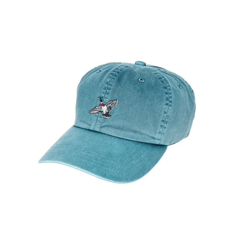 WASHED LOW-PROFILE LOGGER CAP - Slate / Mallard sold by Cave and Post