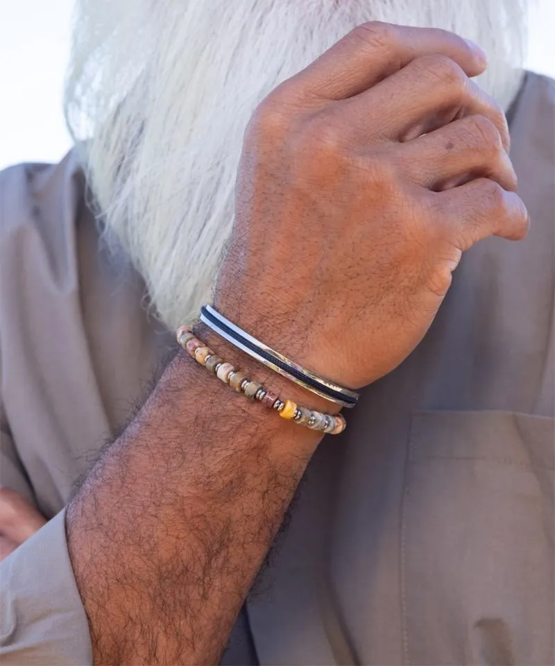 BRONTIDE 6MM CRAZY AGATE | SILVER sold by Cave and Post product image thumbnail 3