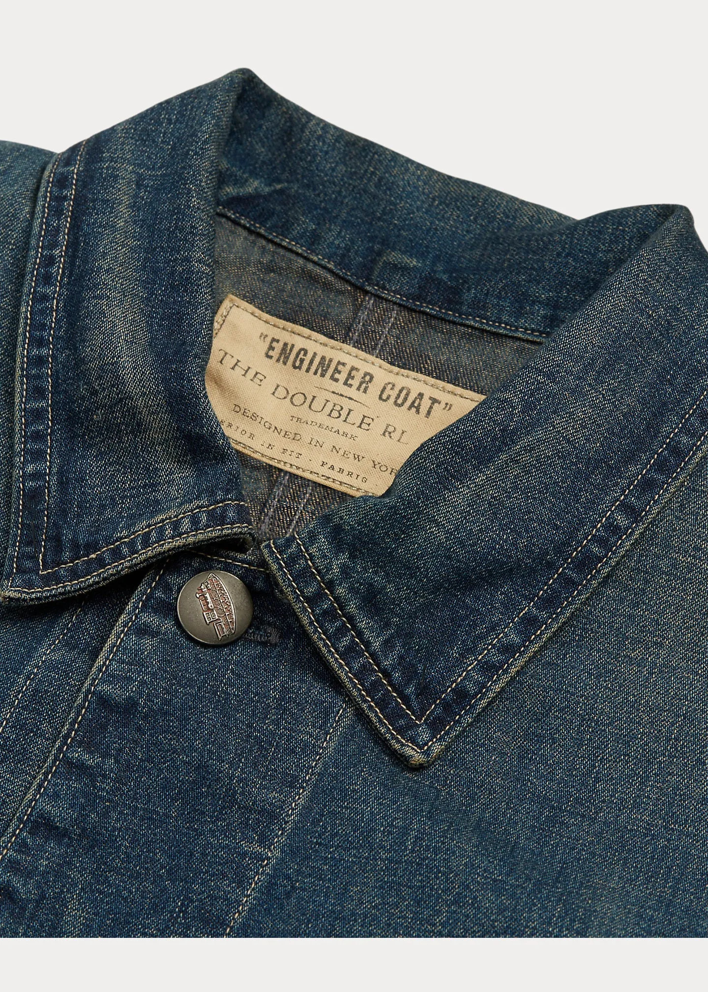 RRL Cotton-Linen Denim Engineer Jacket sold by Cave and Post product image thumbnail 3