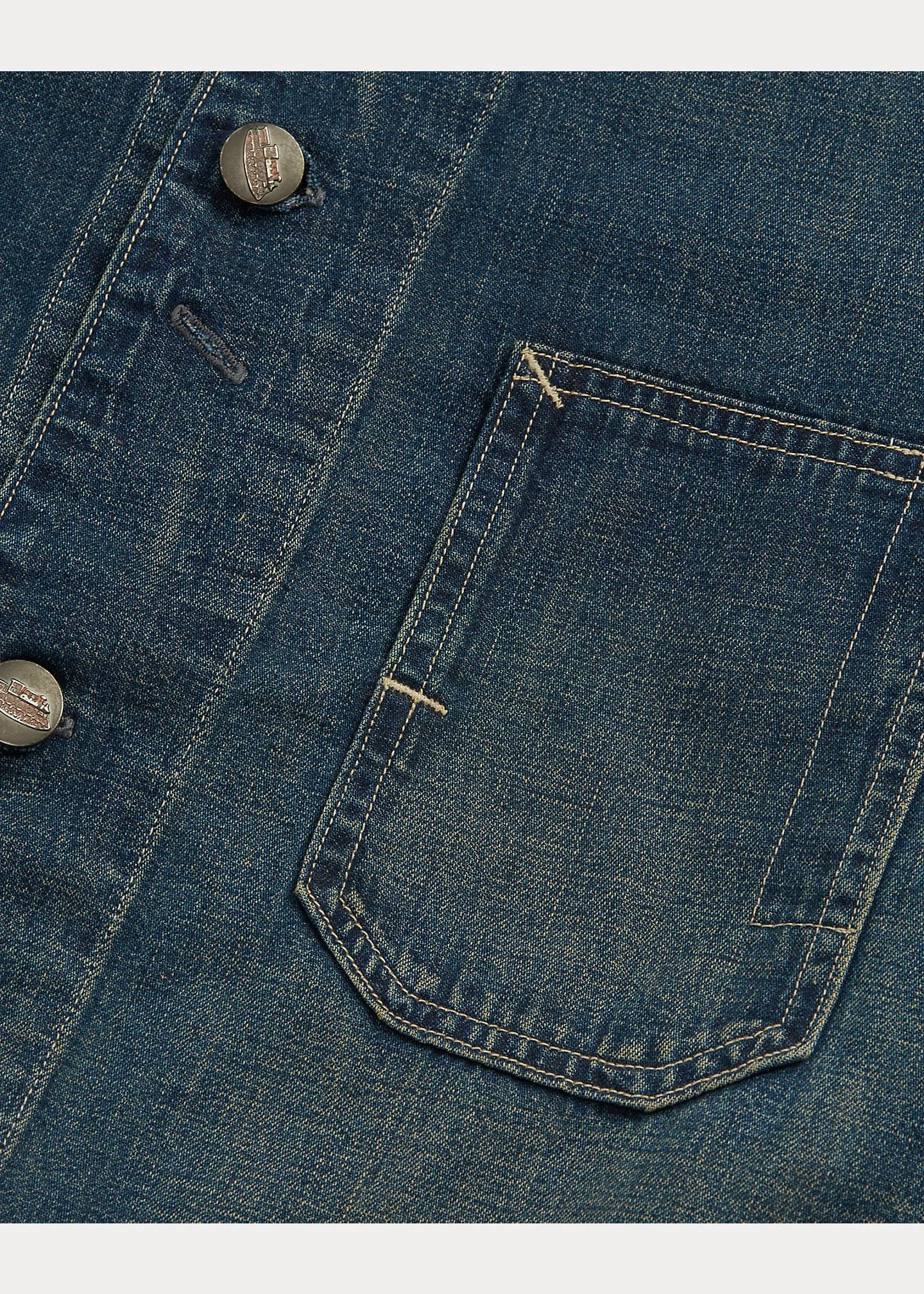 RRL Cotton-Linen Denim Engineer Jacket sold by Cave and Post product image thumbnail 4