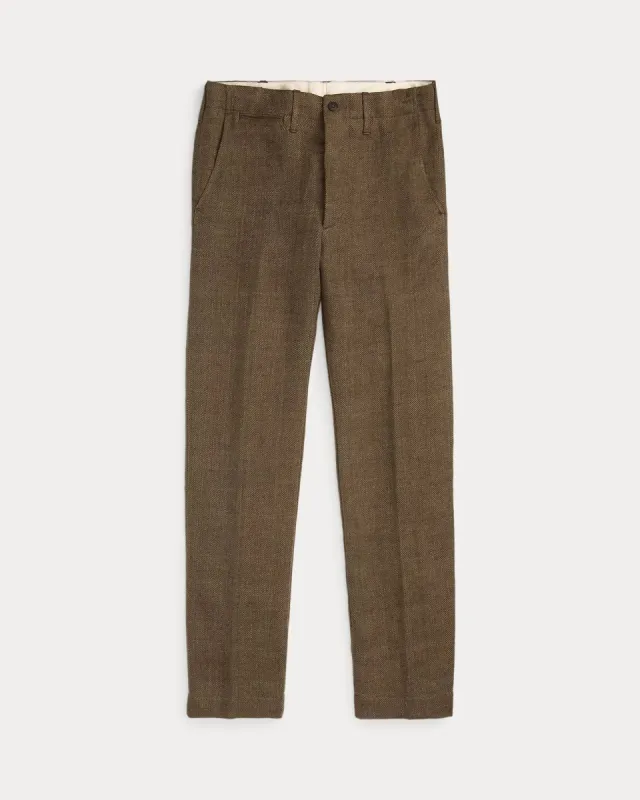RRL Linen Herringbone Officer’s Pant sold by Cave and Post