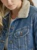 WOMEN'S RIDER SHERPA JACKET IN IN THE THRILL BLUE sold by Cave and Post