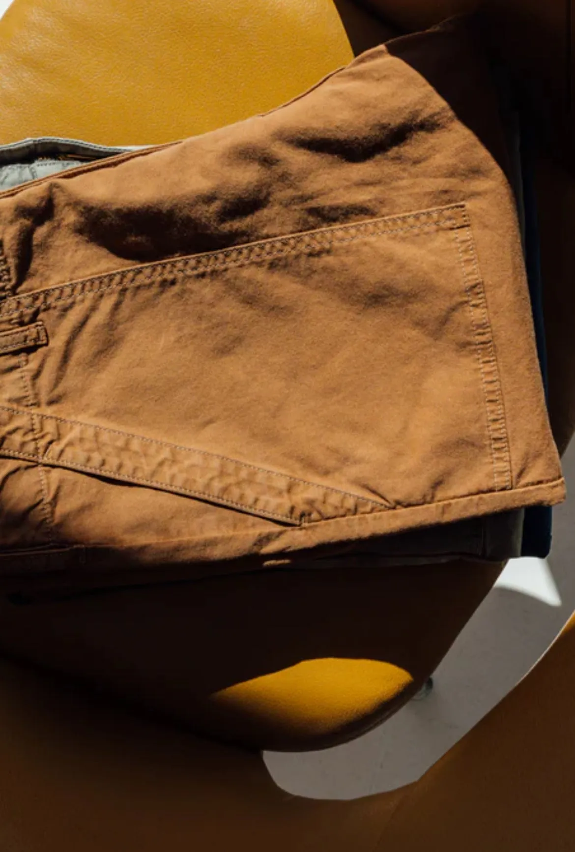 The Fatigue Pants Stretch Oxford - Whiskey sold by Cave and Post product image thumbnail 3