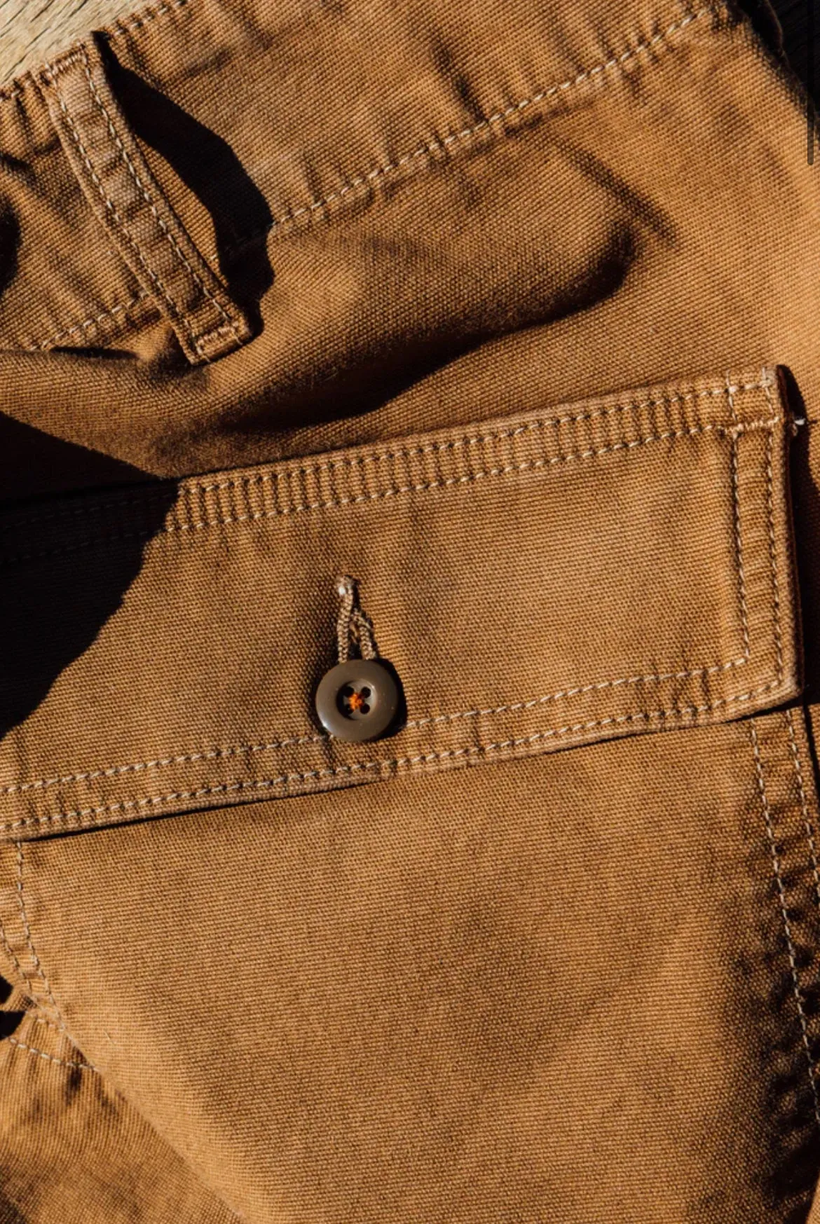 The Fatigue Pants Stretch Oxford - Whiskey sold by Cave and Post product image thumbnail 4