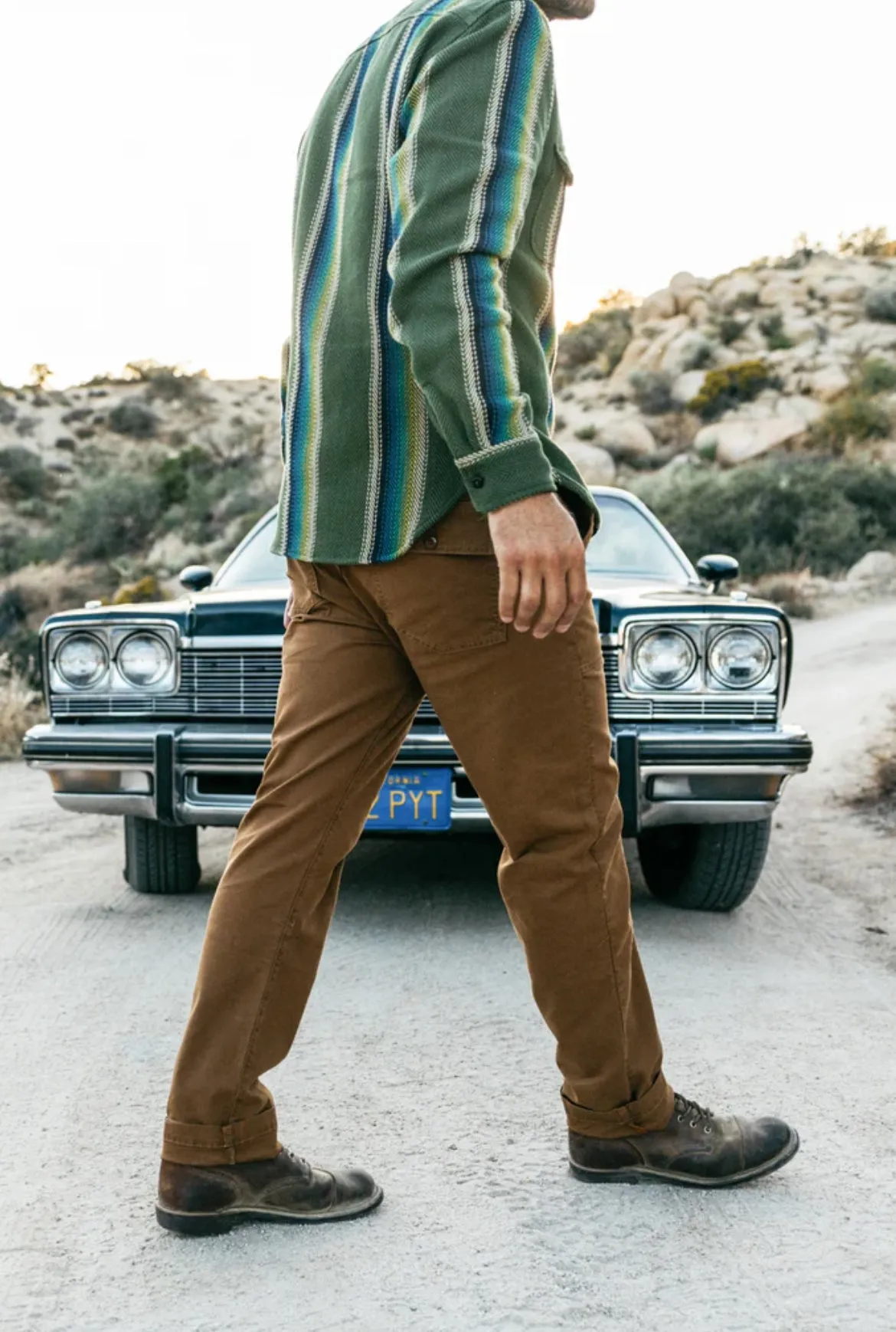 The Fatigue Pants Stretch Oxford - Whiskey sold by Cave and Post product image thumbnail 5