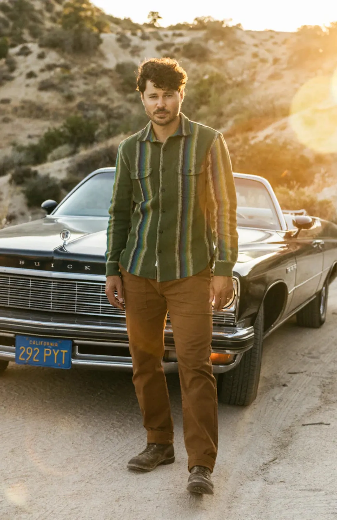 The Fatigue Pants Stretch Oxford - Whiskey sold by Cave and Post product image thumbnail 2