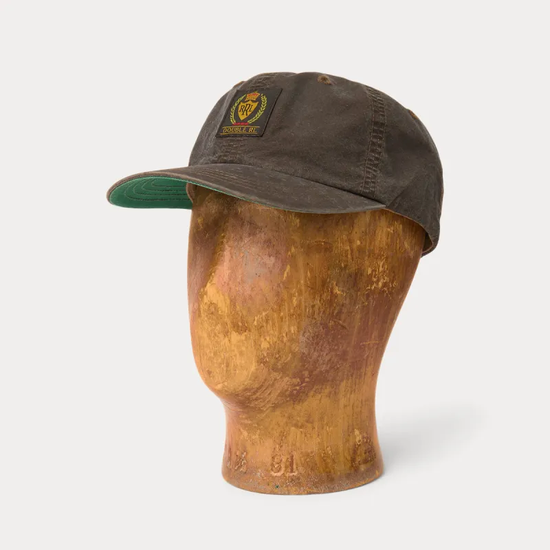 RRL Oilcloth Ball Cap - Dark Brown sold by Cave and Post