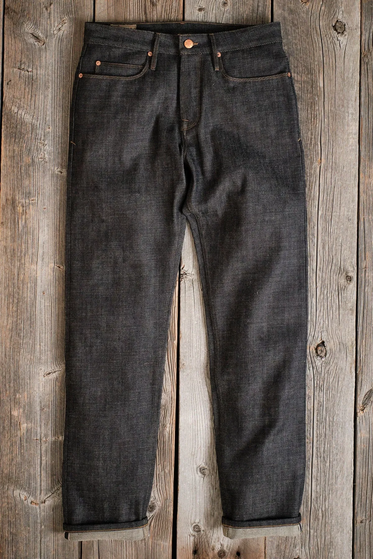 PORTOLA CLASSIC TAPER 20 OUNCE INDIGO DENIM sold by Cave and Post product image thumbnail 2