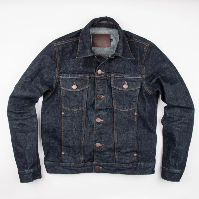 Classic Denim Jacket 16oz. Rinsed sold by Cave and Post