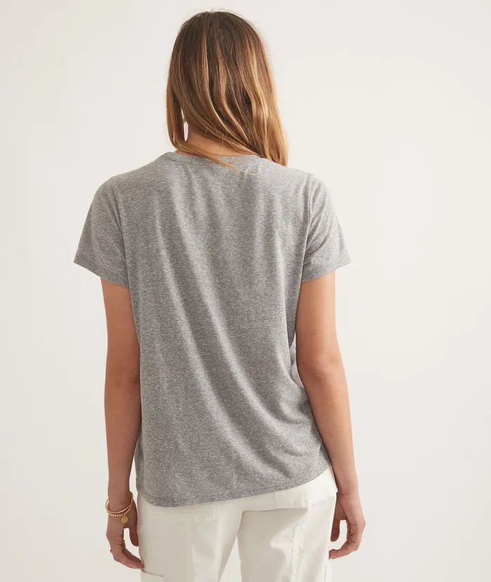 Easy Crew Tee - Heather Grey sold by Cave and Post product image thumbnail 4
