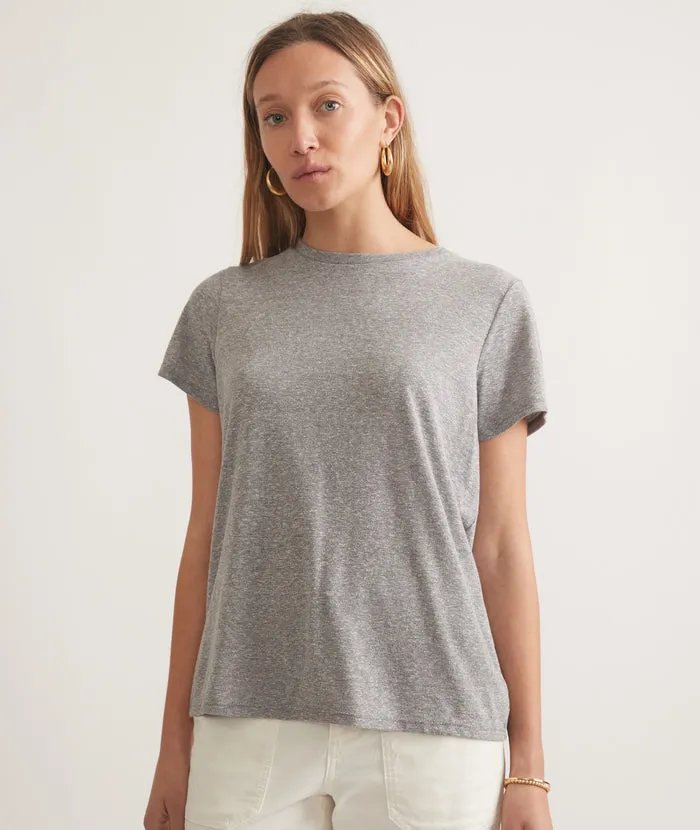Easy Crew Tee - Heather Grey sold by Cave and Post product image thumbnail 2
