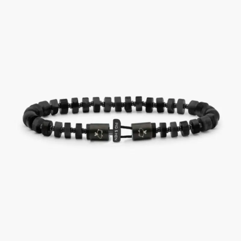 BRONTIDE 6MM BLACK AGATE | BLACK sold by Cave and Post