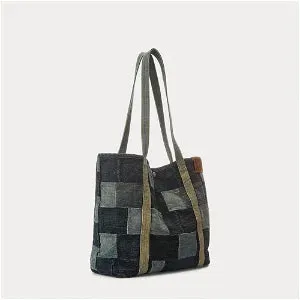 RRL Limited Edition Patchwork Denim Otis Tote sold by Cave and Post product image thumbnail 2