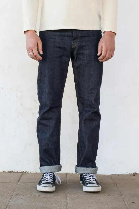 Belford Straight Cut Raw 14.5 Oz. Blue sold by Cave and Post