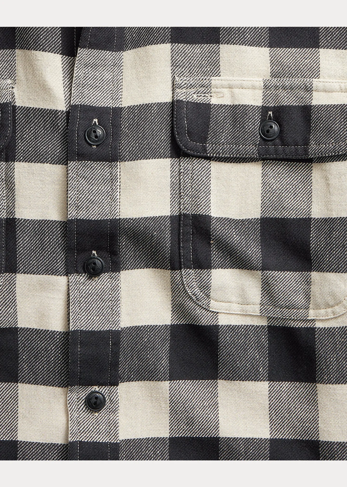 RRL Buffalo Check Twill Workshirt sold by Cave and Post product image thumbnail 4