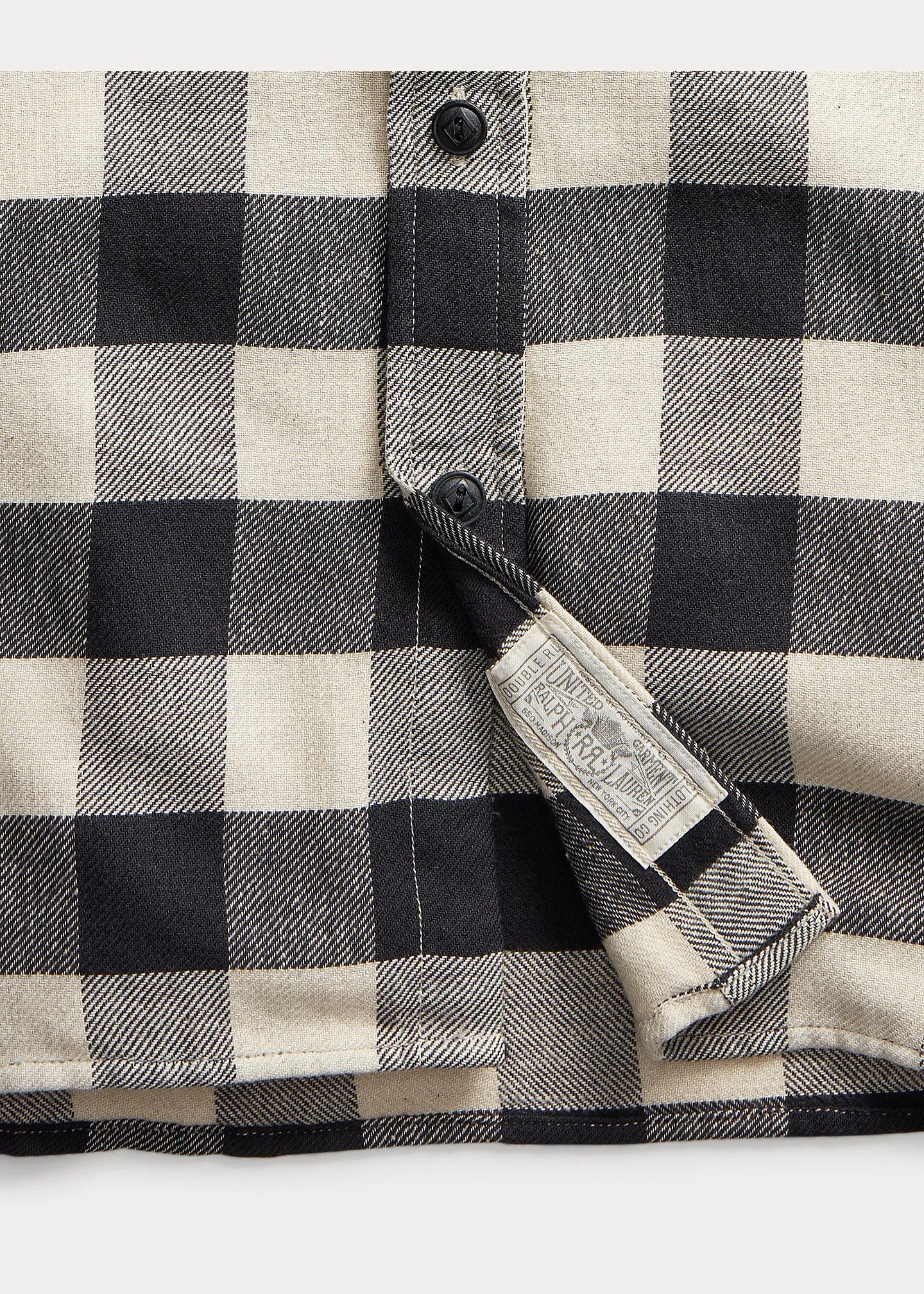RRL Buffalo Check Twill Workshirt sold by Cave and Post product image thumbnail 5