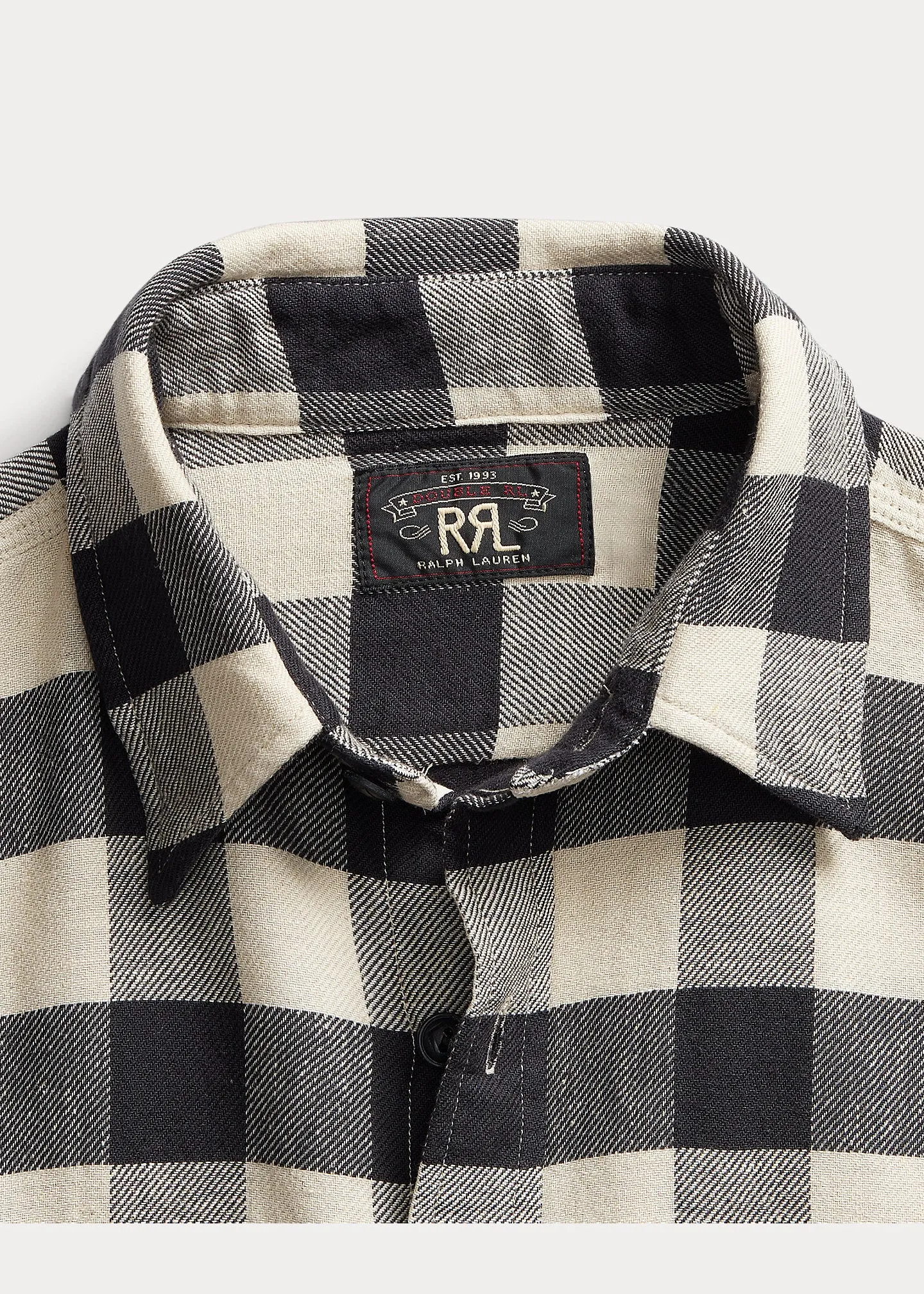 RRL Buffalo Check Twill Workshirt sold by Cave and Post product image thumbnail 3