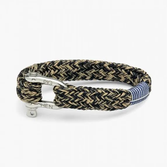 GORGEOUS GEORGE NAVY-SAND | SILVER sold by Cave and Post