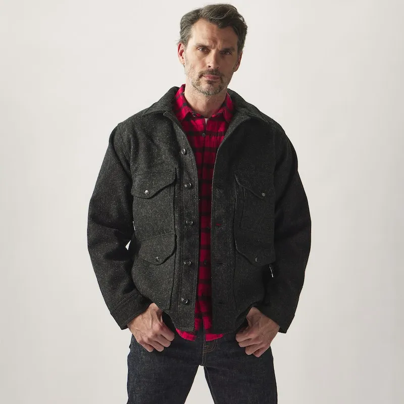 MACKINAW WOOL CRUISER JACKET - CHARCOAL sold by Cave and Post product image thumbnail 2