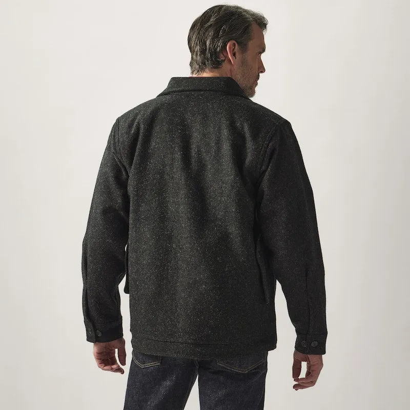 MACKINAW WOOL CRUISER JACKET - CHARCOAL sold by Cave and Post product image thumbnail 3