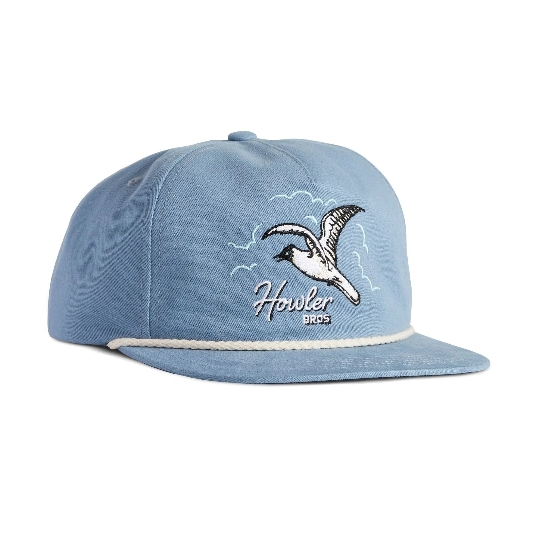 HOWLER BROS UNSTRUCTURED SNAPBACK SOARIN SEAGULL - SLATE sold by Cave and Post