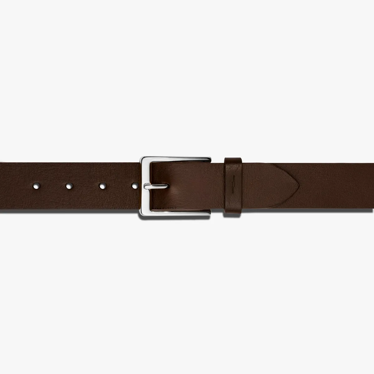 1-1/2 Lightning Bolt Keeper Belt-Deep Brown by Shinola sold by Cave and Post
