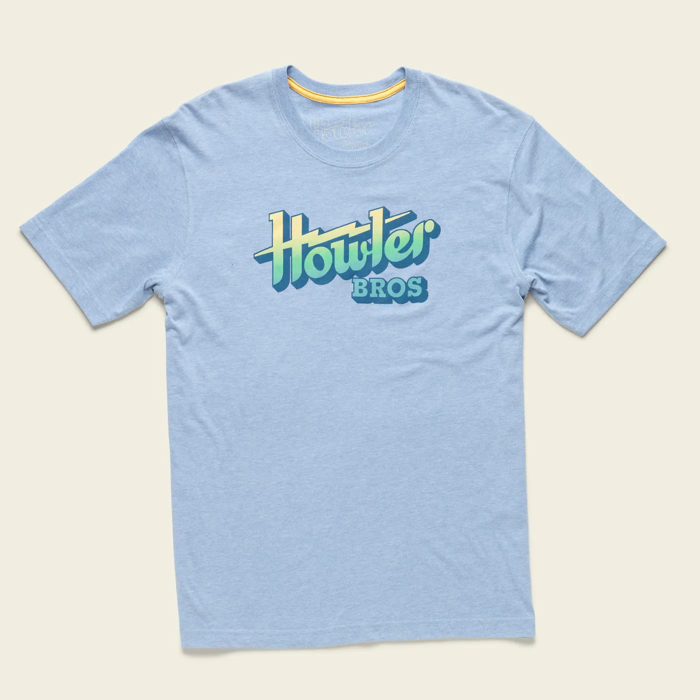 Howler Electric Fade T-Shirt // Light Blue Heather sold by Cave and Post