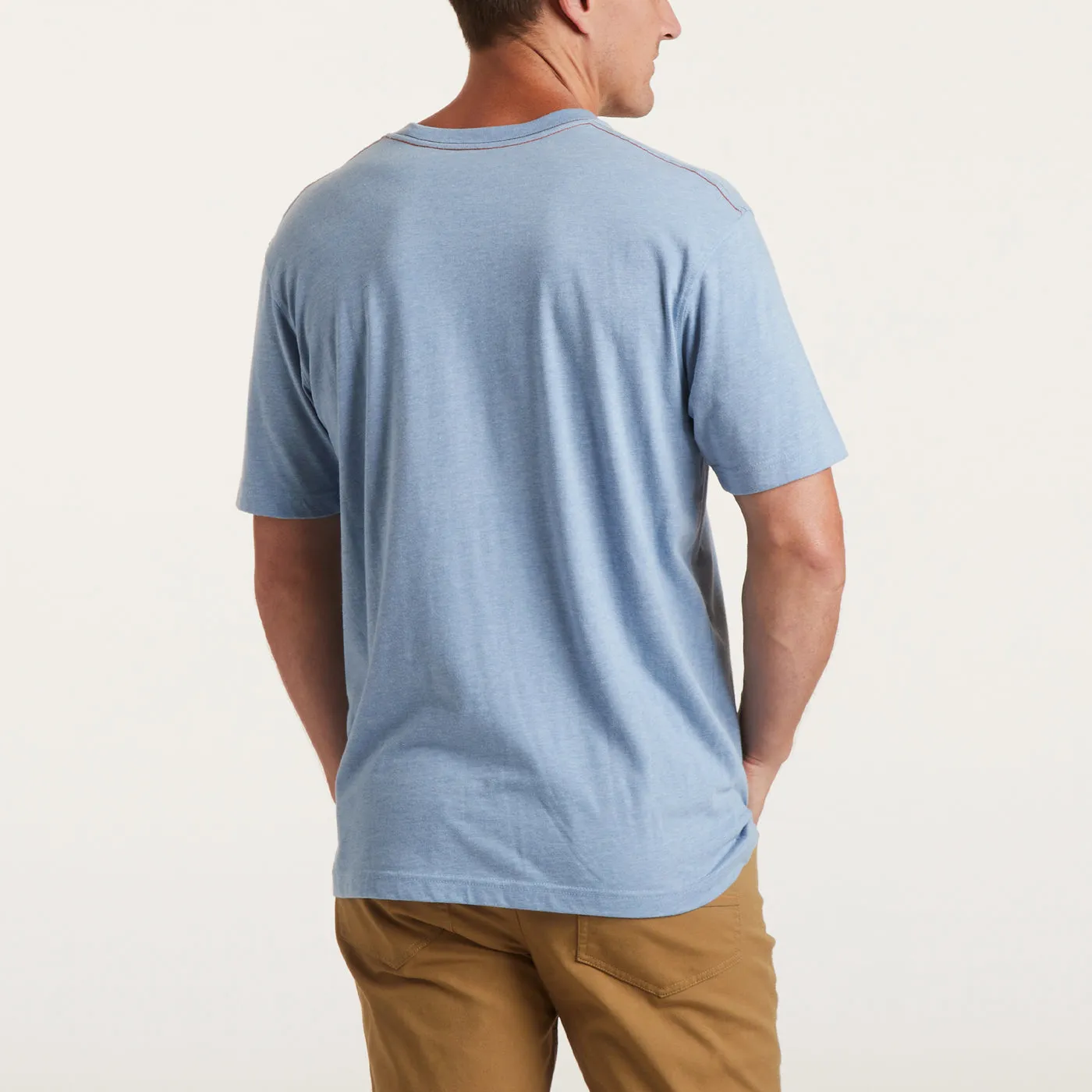 Howler Electric Fade T-Shirt // Light Blue Heather sold by Cave and Post product image thumbnail 3