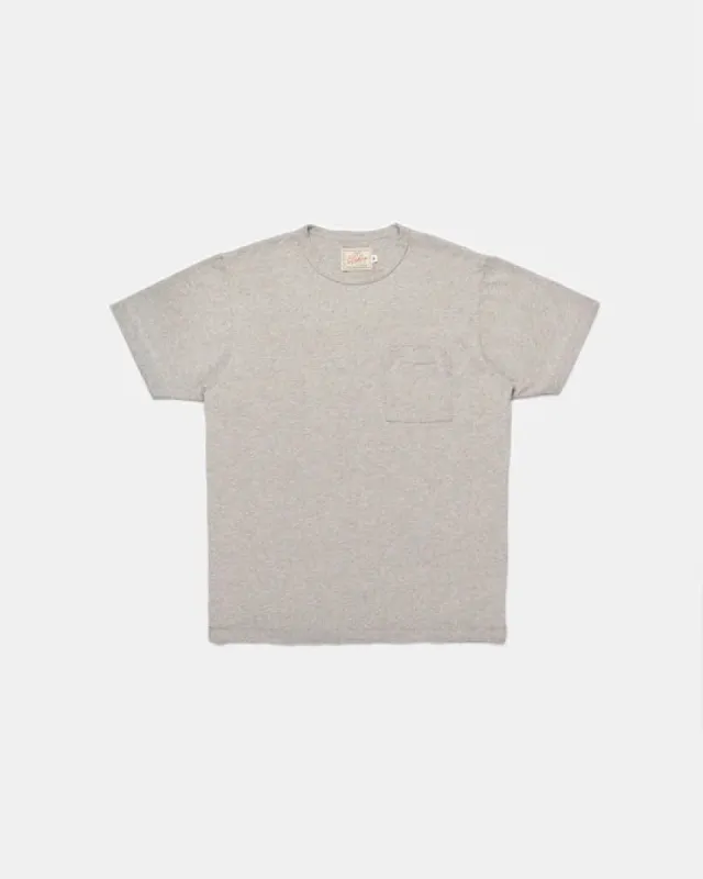 Heavy Duty Tee - Single Pocket Heather sold by Cave and Post