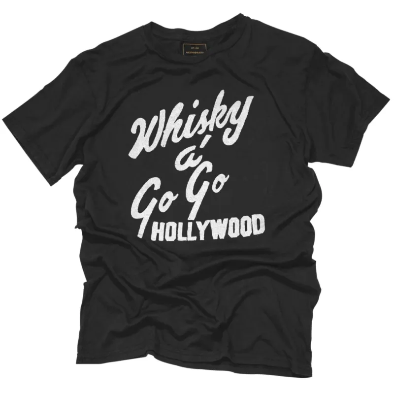 Whiskey A Go Go Black Label Cropped Tee sold by Cave and Post