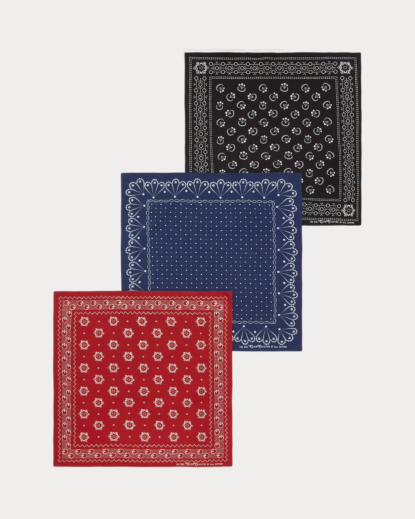 RRL Cotton Bandanna 3-Pack sold by Cave and Post product image thumbnail 2