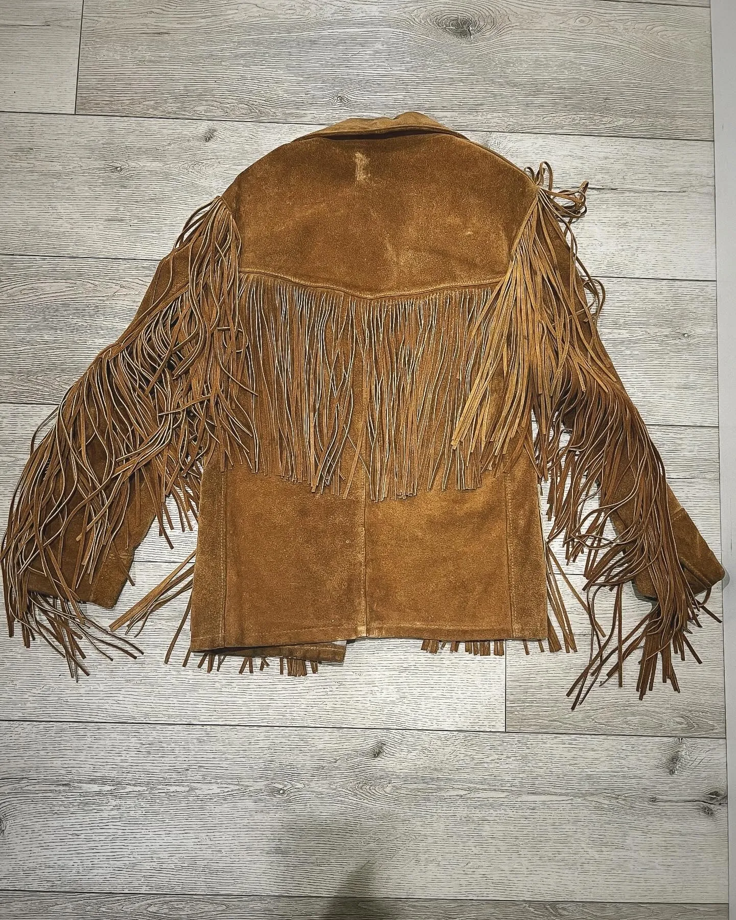 Vintage Schott Men's Suede Fringe Jacket sold by Cave and Post product image thumbnail 5