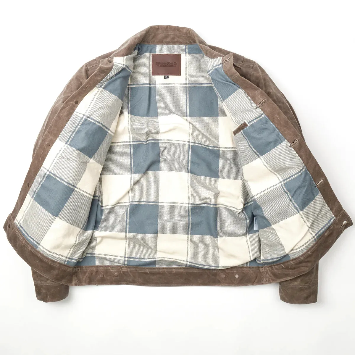 Riders Jacket Waxed Canvas Oak Buffalo sold by Cave and Post product image thumbnail 5