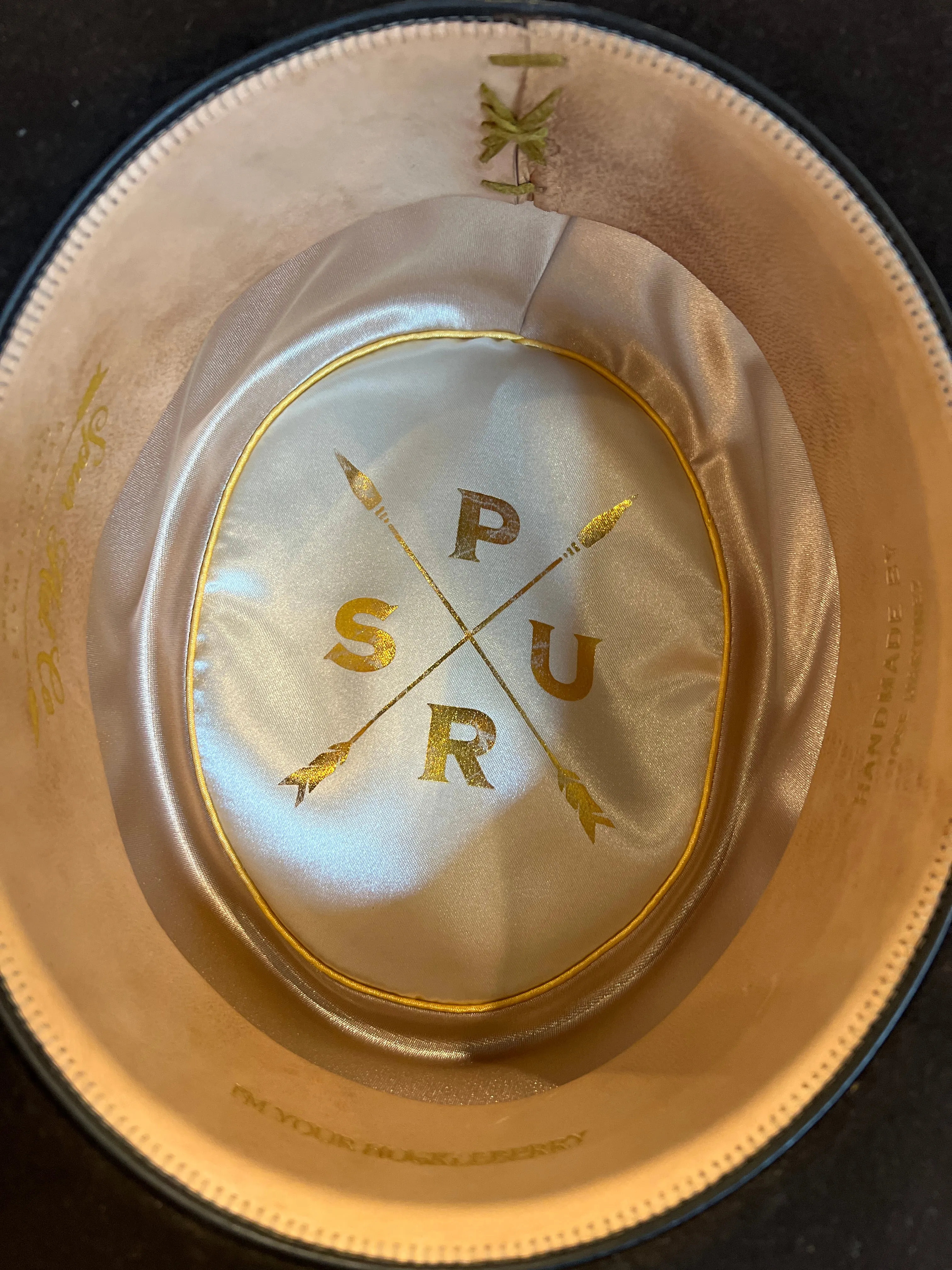 Custom Felt Hat By Spur Hat Co. - Size 6 7/8 sold by Cave and Post product image thumbnail 4