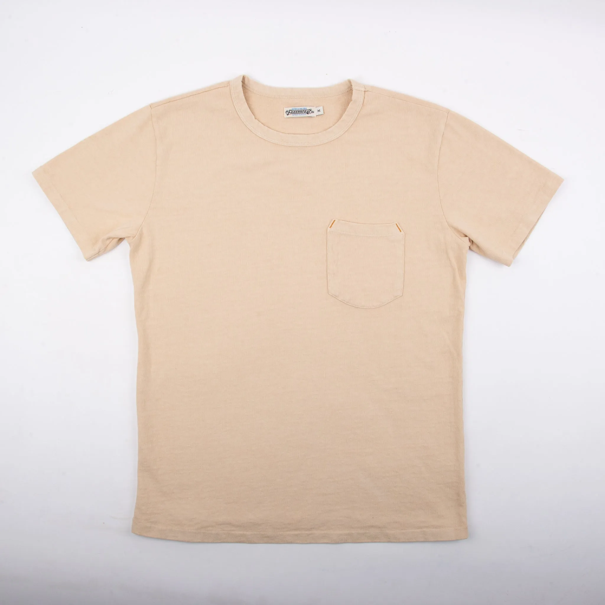 13 OUNCE POCKET T-SHIRT - CREAM sold by Cave and Post