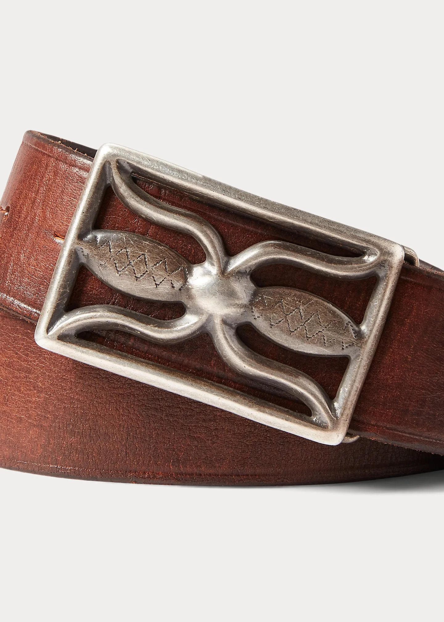 RRL Leather Belt sold by Cave and Post product image thumbnail 4