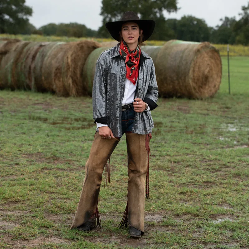 TWO COWGIRLS SCARF sold by Cave and Post product image thumbnail 3