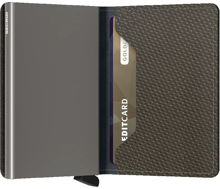 Slimwallet - Carbon Khaki sold by Cave and Post product image thumbnail 3