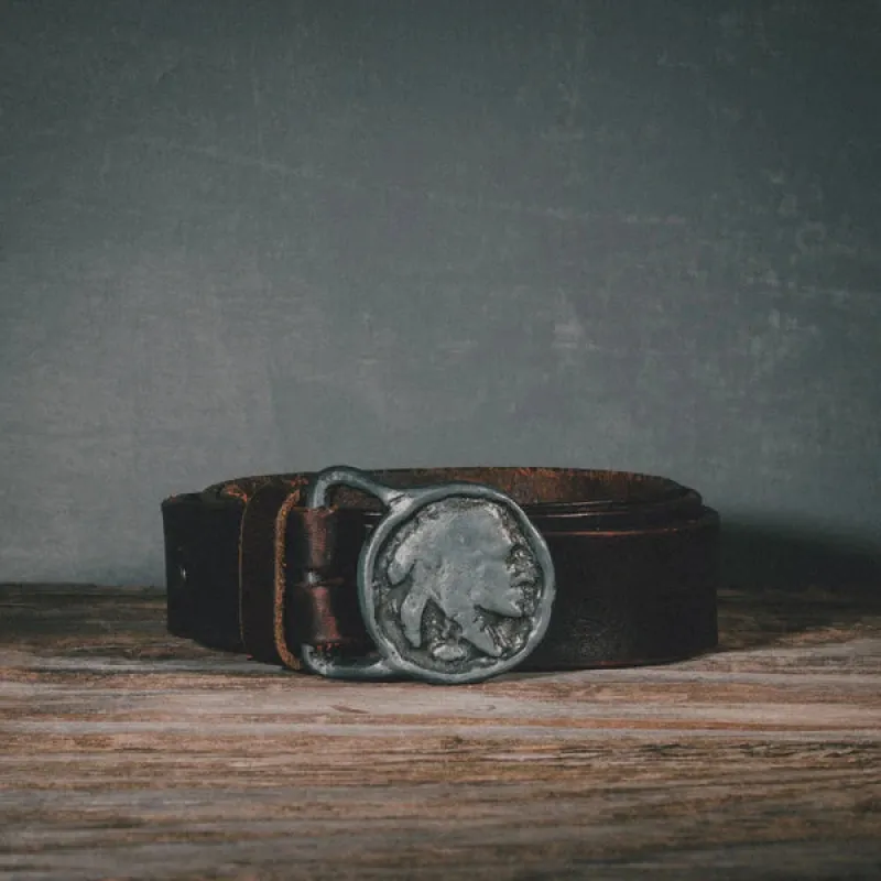 Indian Buckle - Silver sold by Cave and Post