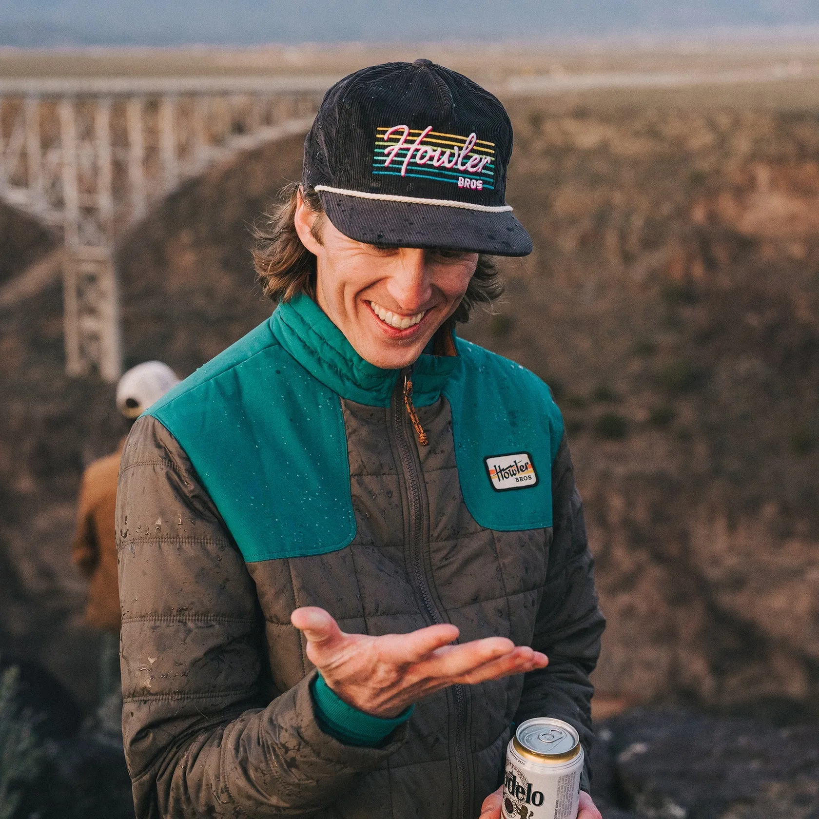 Howler Beach Club Snapback - Antique Black Corduroy sold by Cave and Post product image thumbnail 2