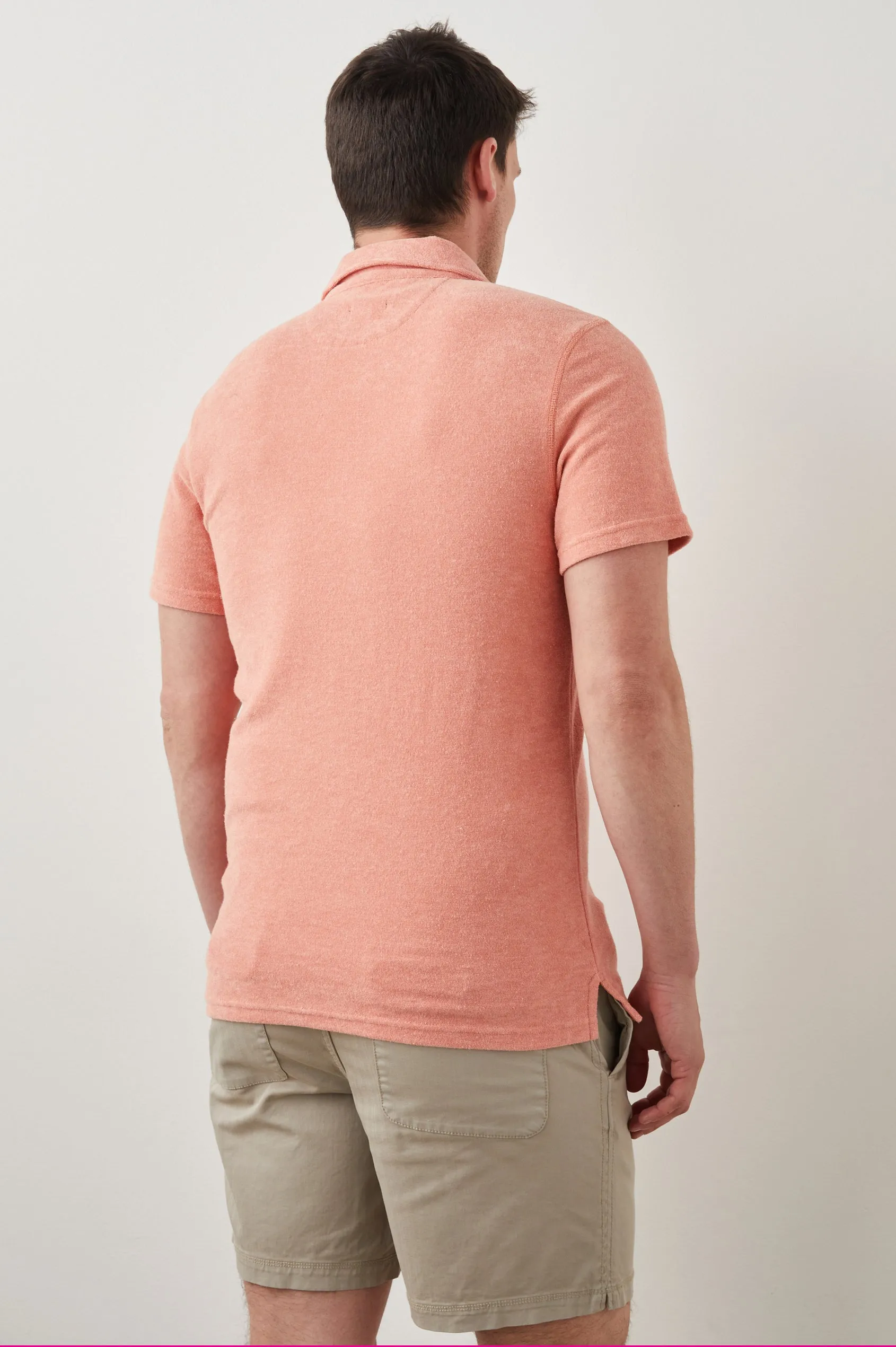 Rhen Polo Shirt - Dragon Fruit sold by Cave and Post product image thumbnail 5