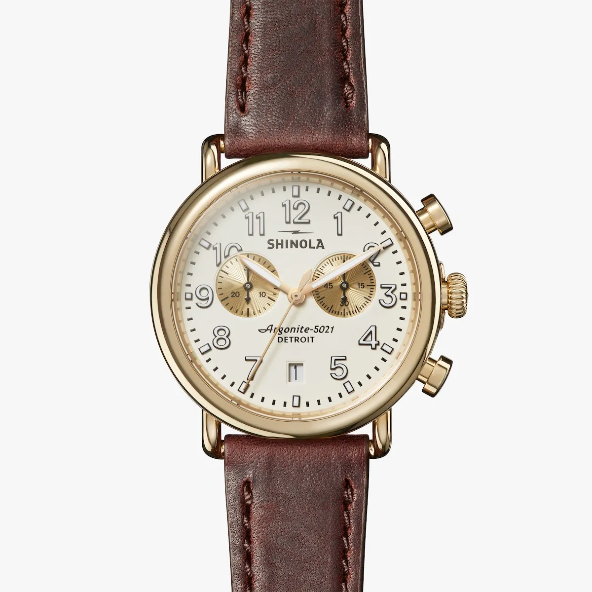 THE RUNWELL CHRONO 41MM - CREAM sold by Cave and Post