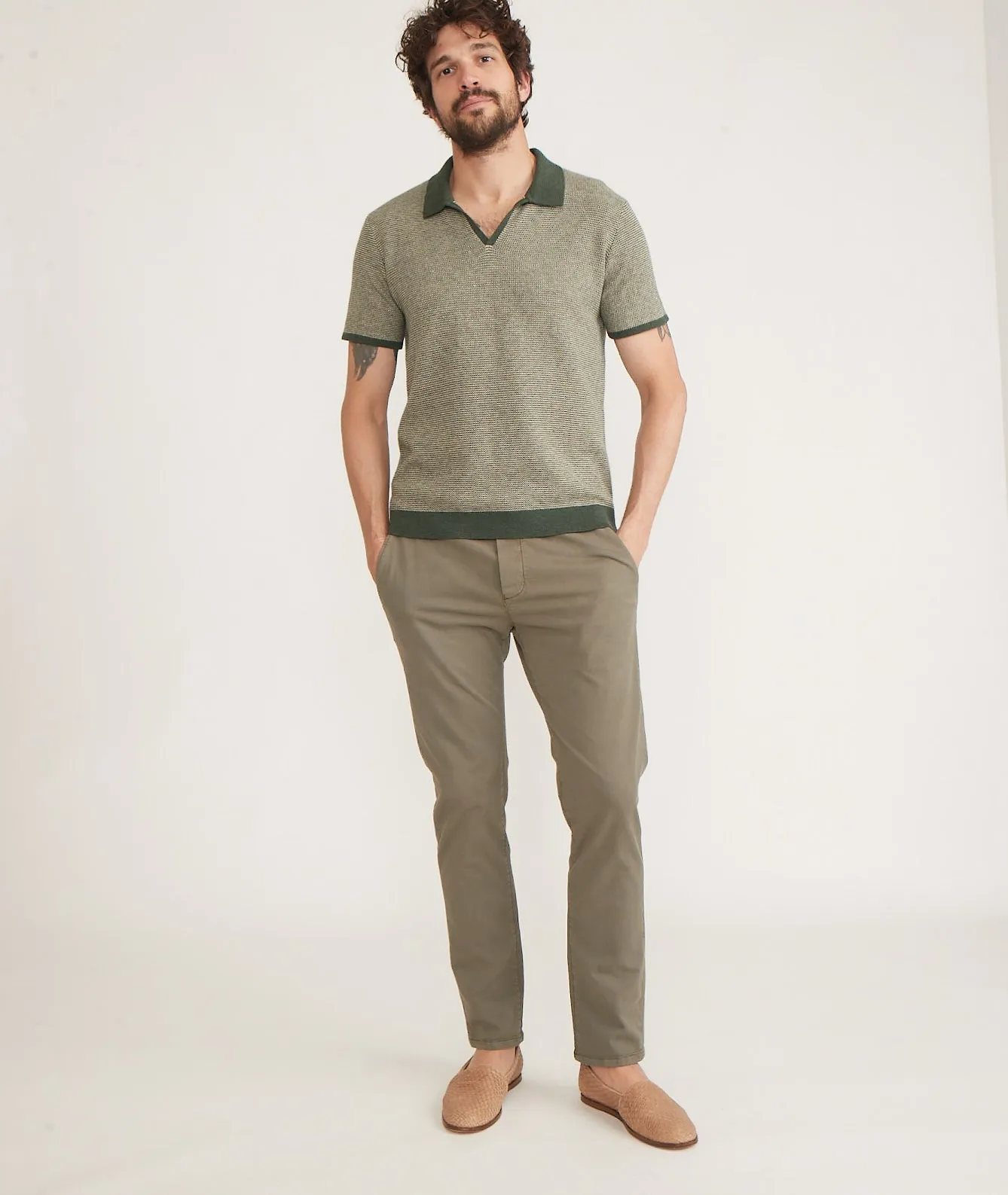 Saturday Pant Slim Fit in Olive sold by Cave and Post product image thumbnail 4