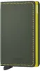 Slimwallet - Matte Green & Lime sold by Cave and Post