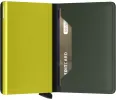 Slimwallet - Matte Green & Lime sold by Cave and Post