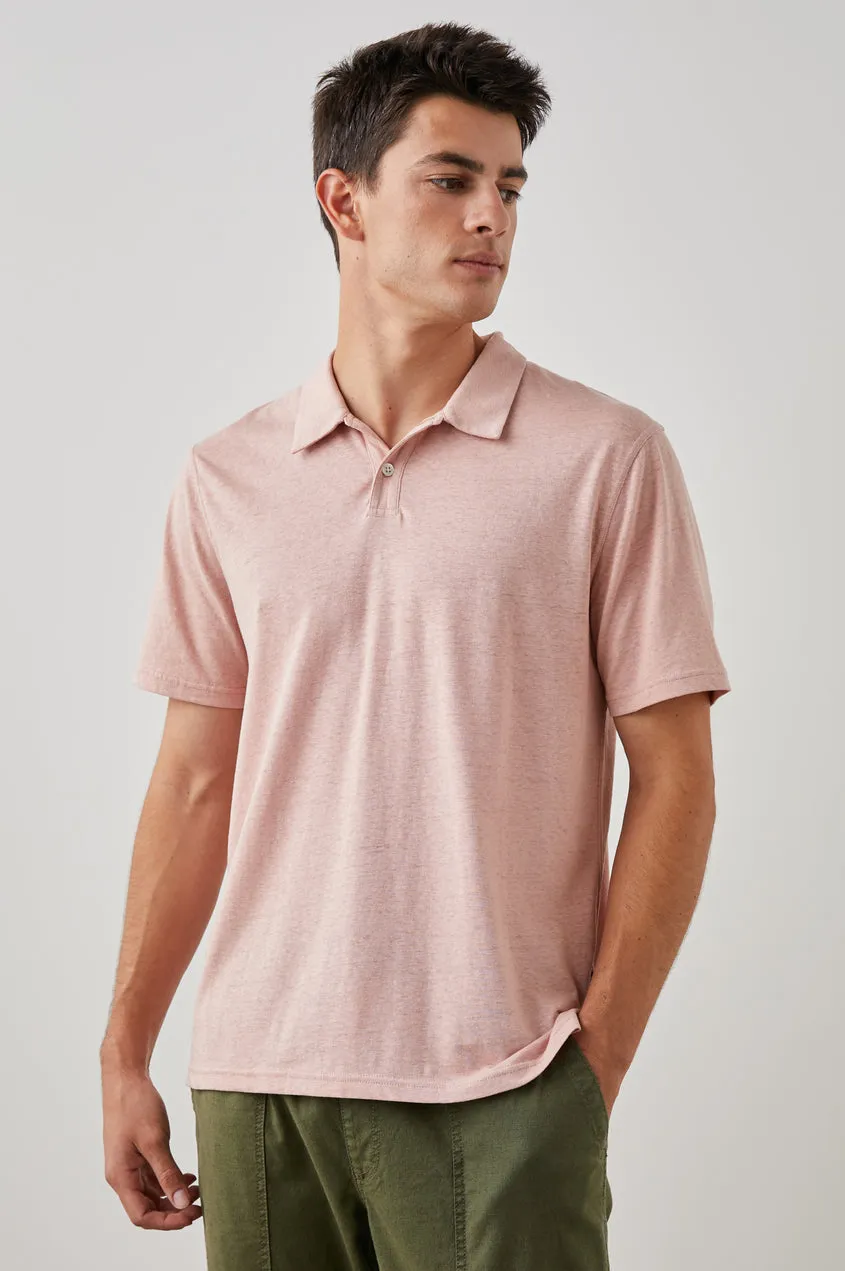 Levant Polo Shirt - Flamingo sold by Cave and Post product image thumbnail 4