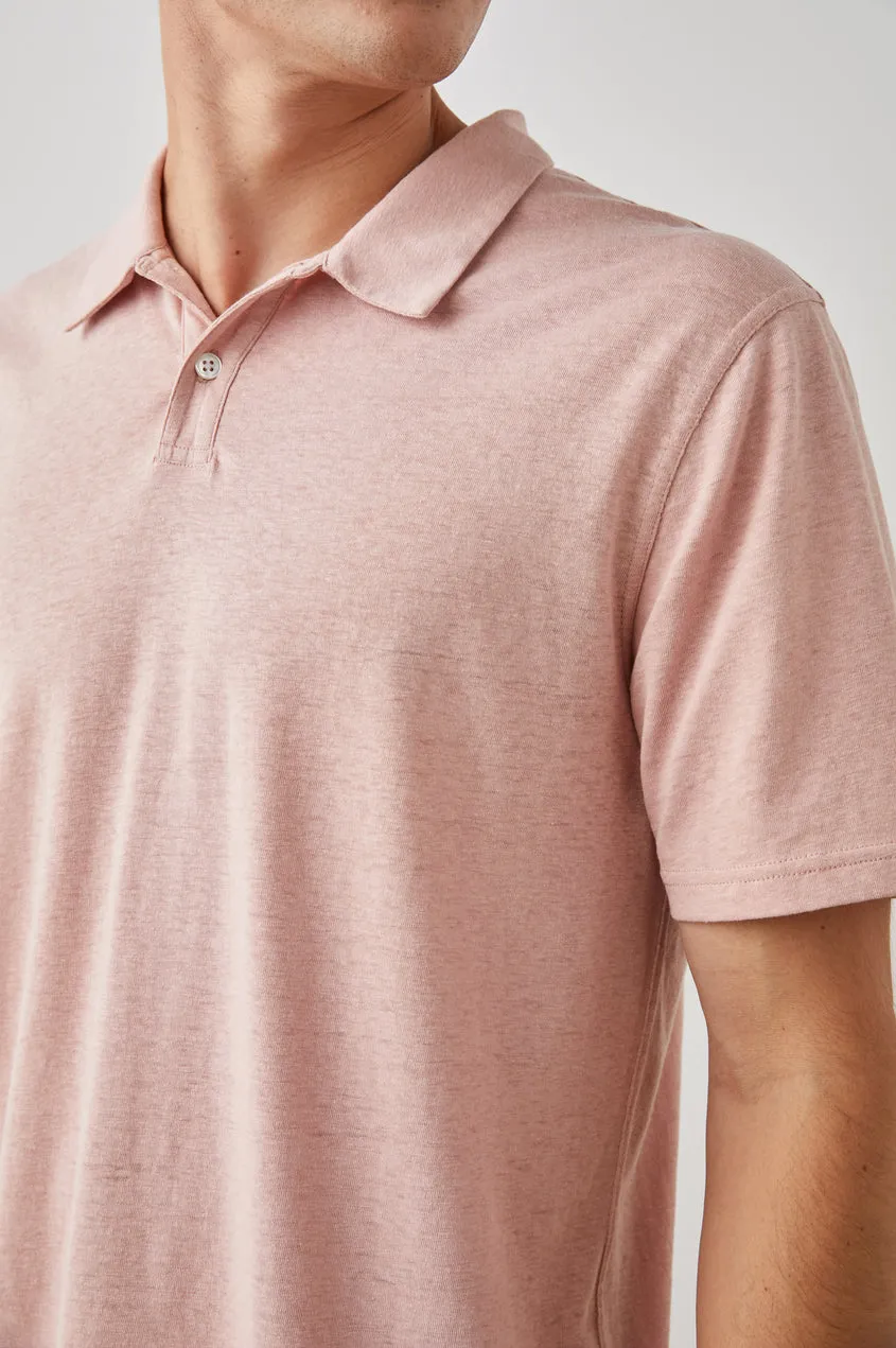Levant Polo Shirt - Flamingo sold by Cave and Post product image thumbnail 2