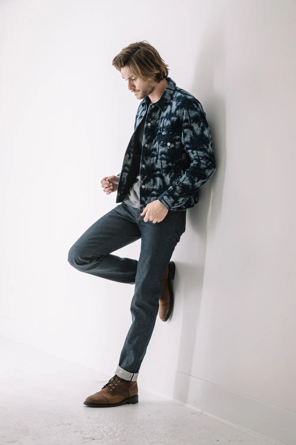 The Pen Slim Natural Slub Indigo - Raw 12.5oz Selvedge sold by Cave and Post product image thumbnail 4