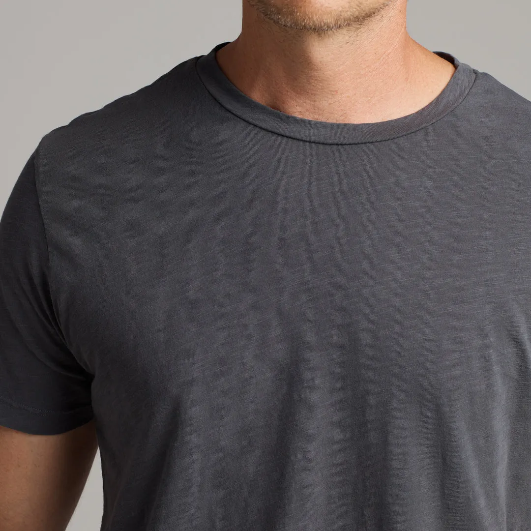 ASHER STANDARD SLUB TEE - BASALT sold by Cave and Post product image thumbnail 2